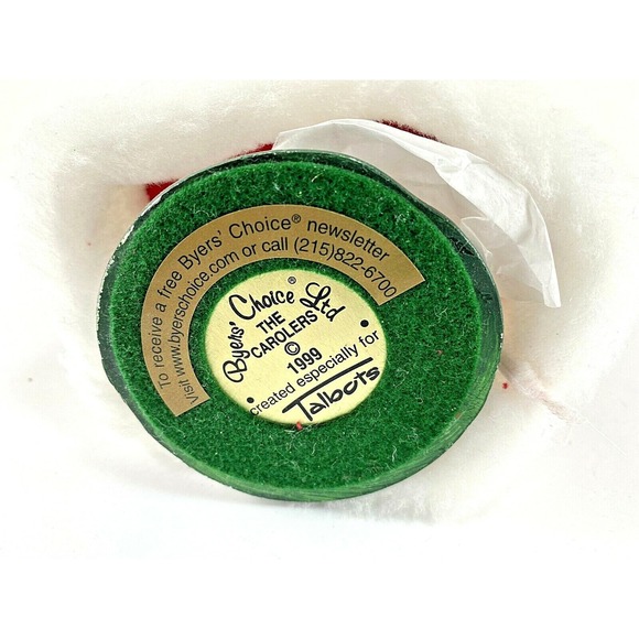 Mrs. Claus Byer's Choice Breadbasket Carolers 1999 Made for Talbots Retired - Picture 6 of 6